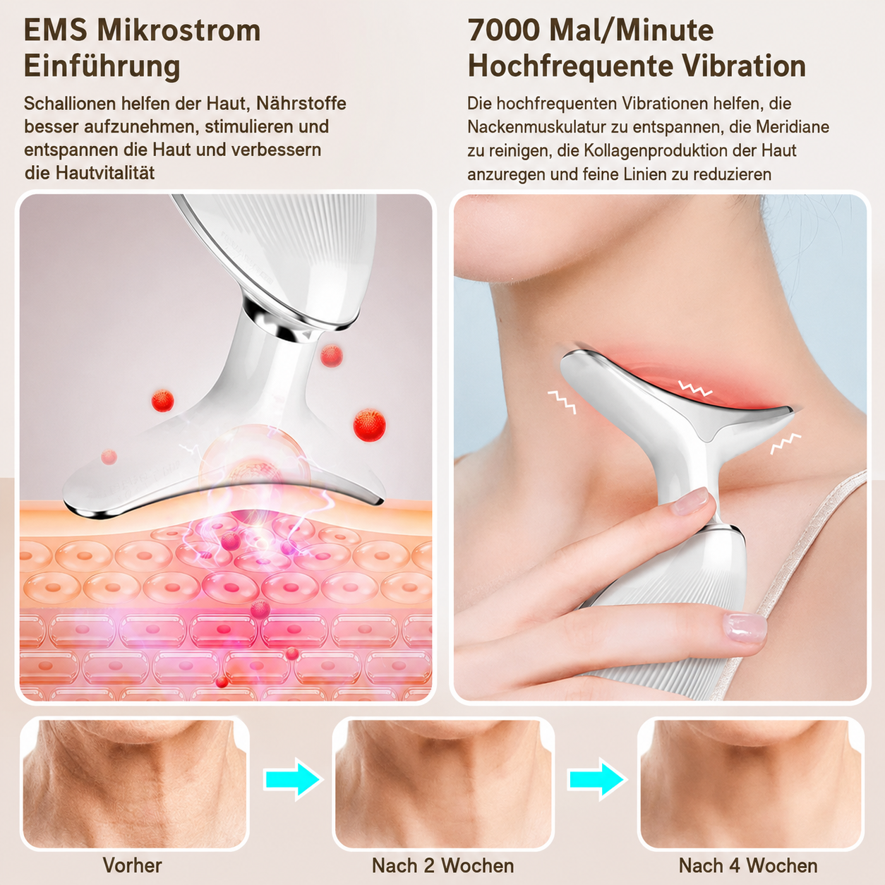 Neck and Face LED Therapy