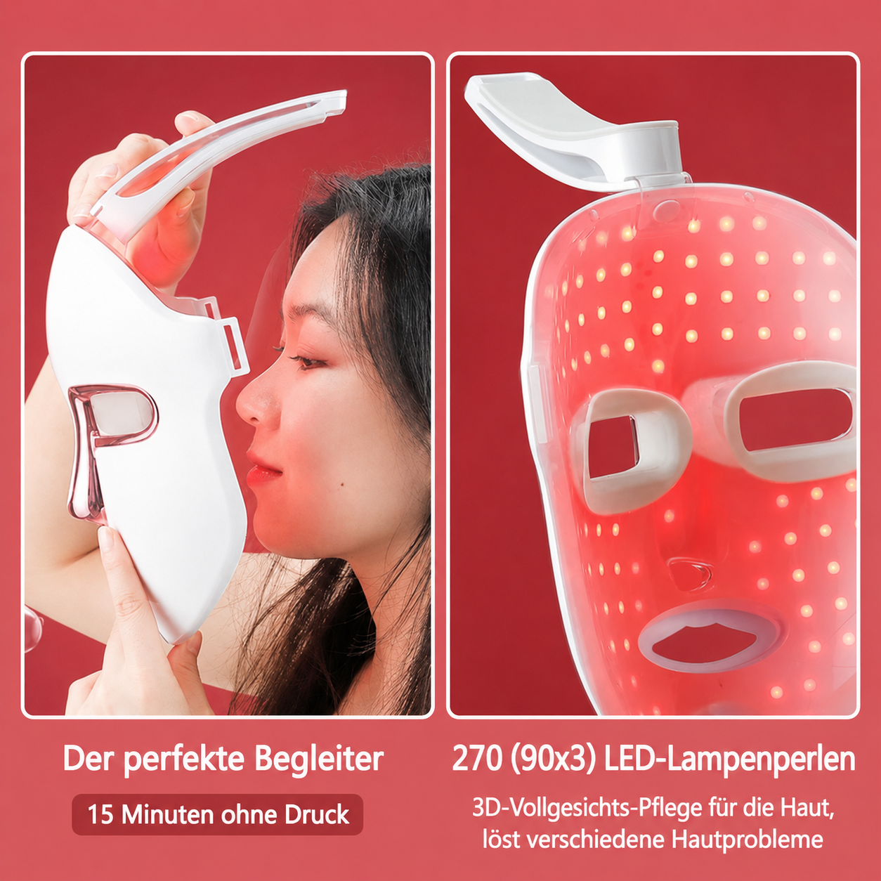 7 LED Colors - Face Mask